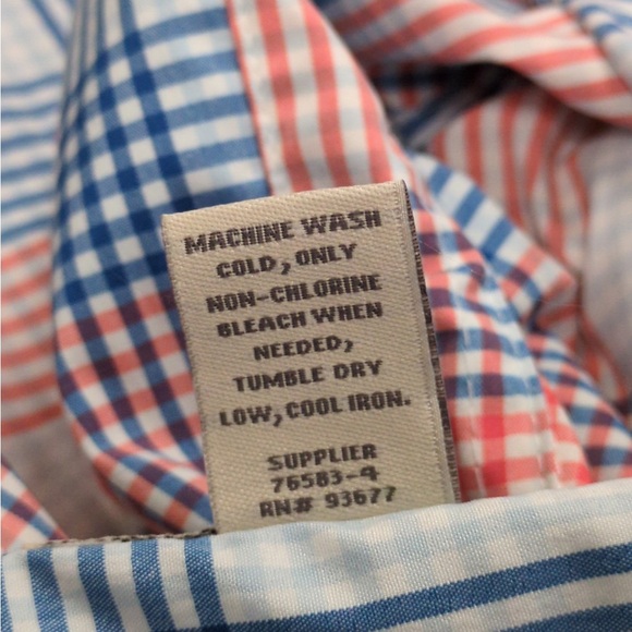 St. John's Bay Performance Classic Fit Short Sleeve Plaid Button-Down Shirt - Picture 8 of 11